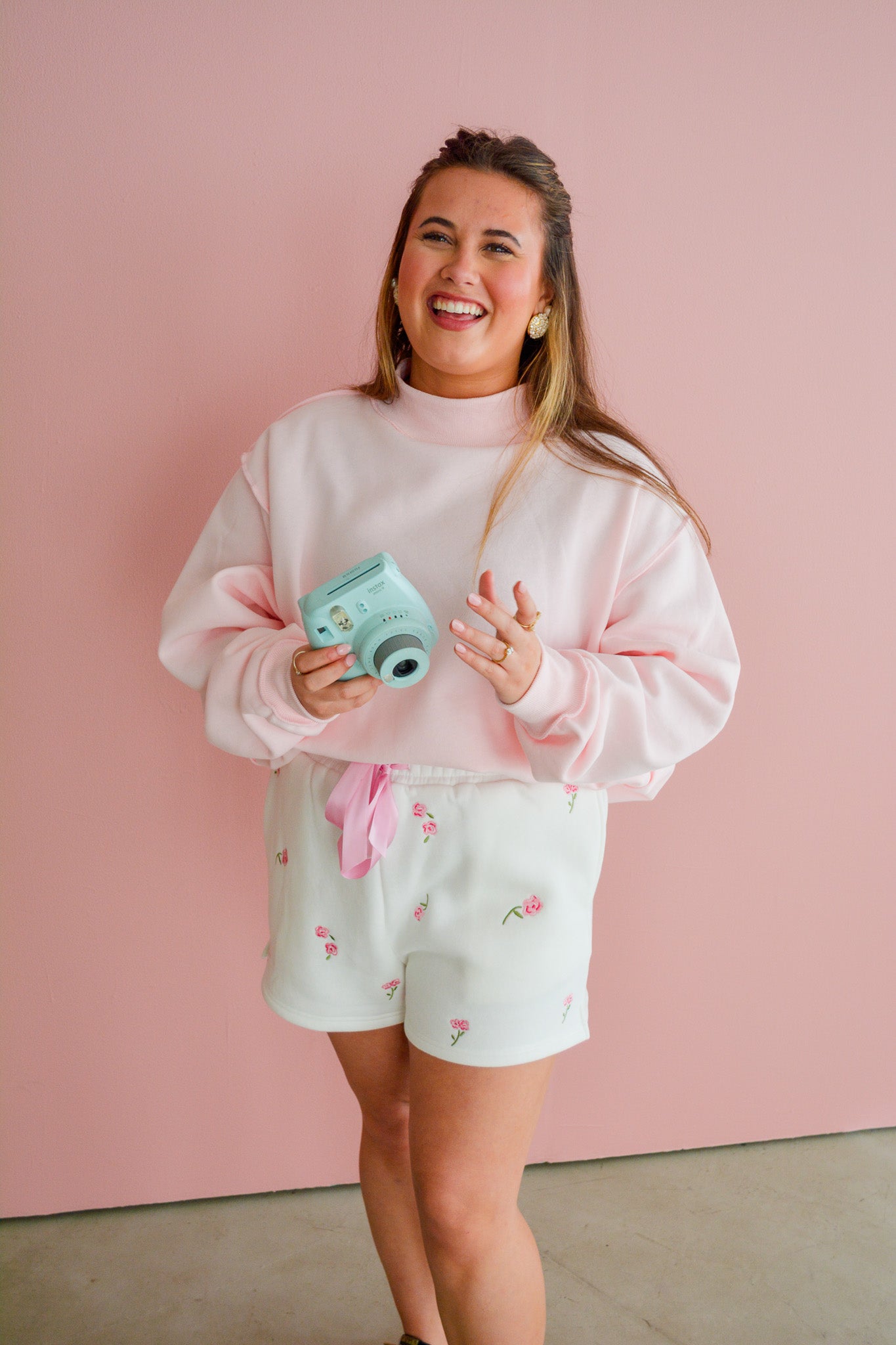 Park Walks Sweatshirt - BALLET PINK - Torque Fashion
