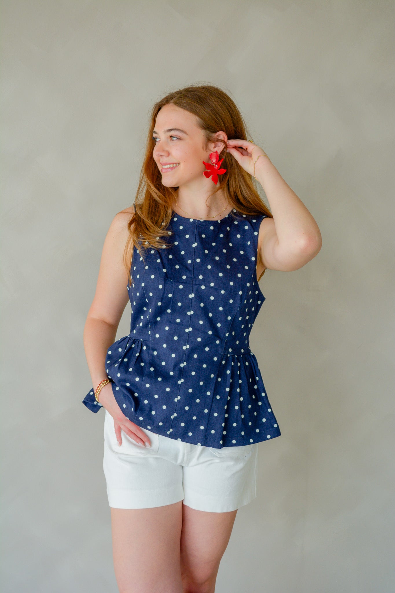 Navy Denim Darling Top