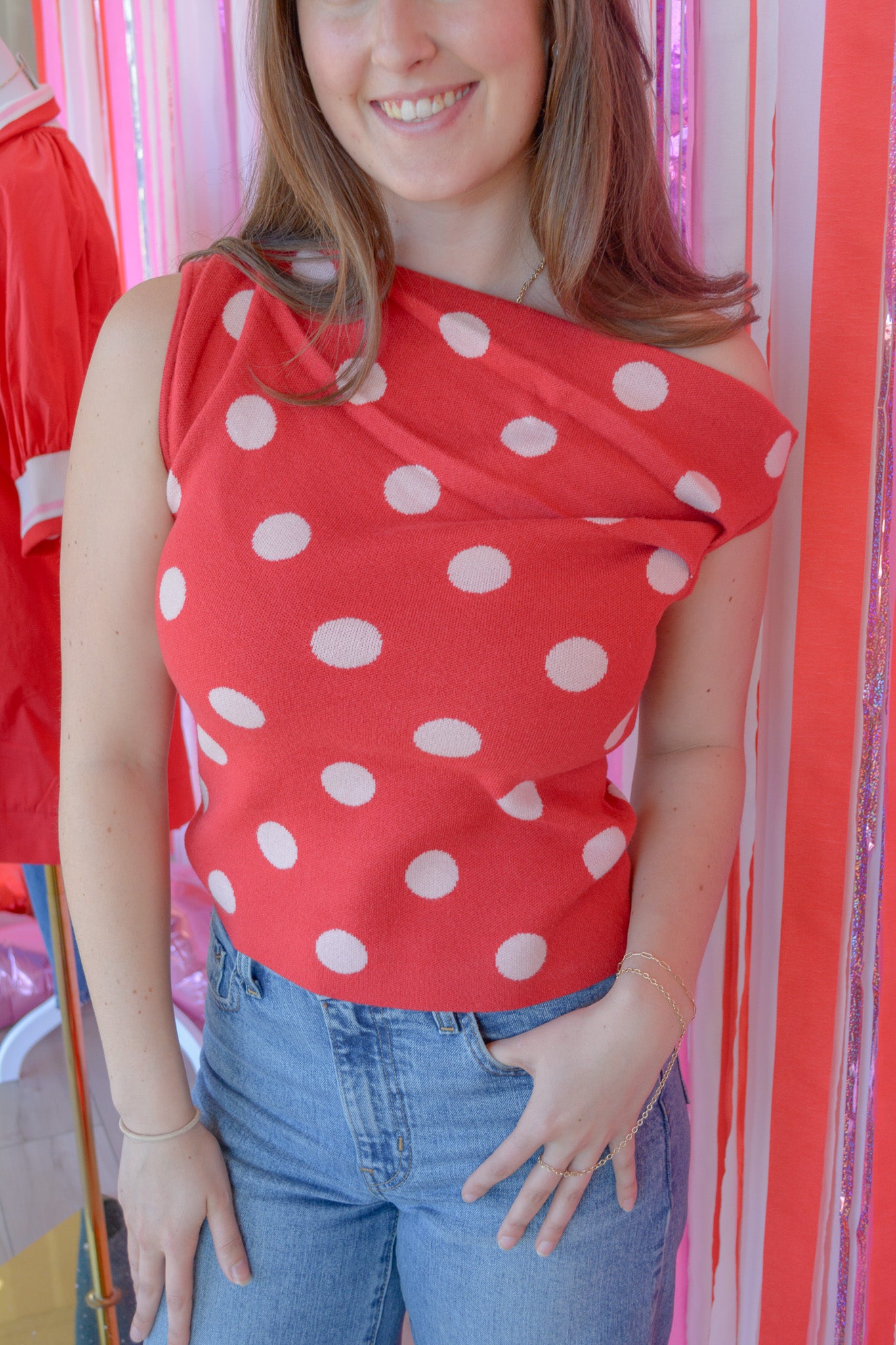 The Off-Center Charm Top