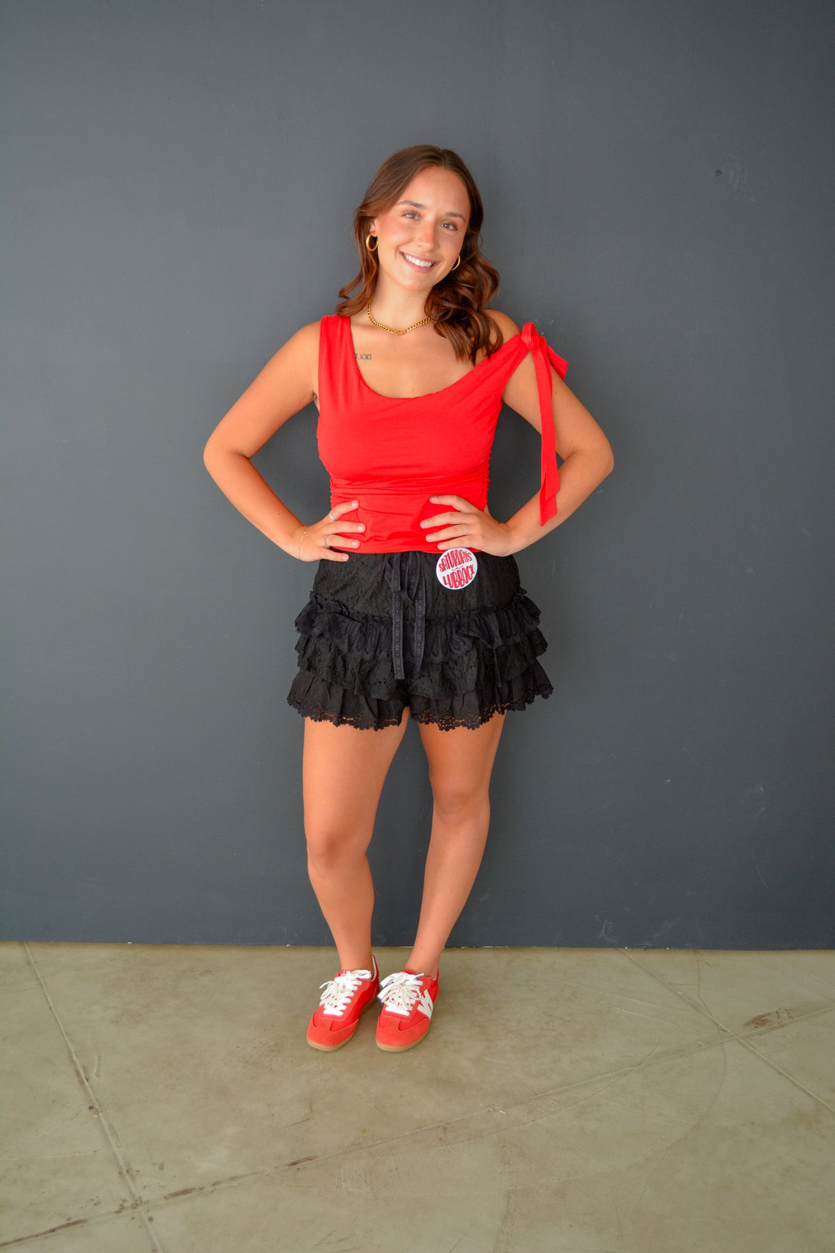 Scarlet Bow Top
