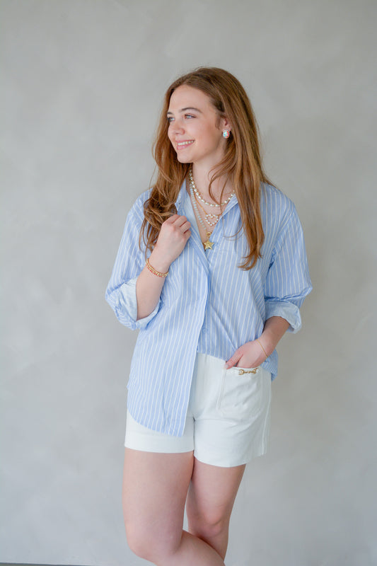 Sail Away Collared Skirt