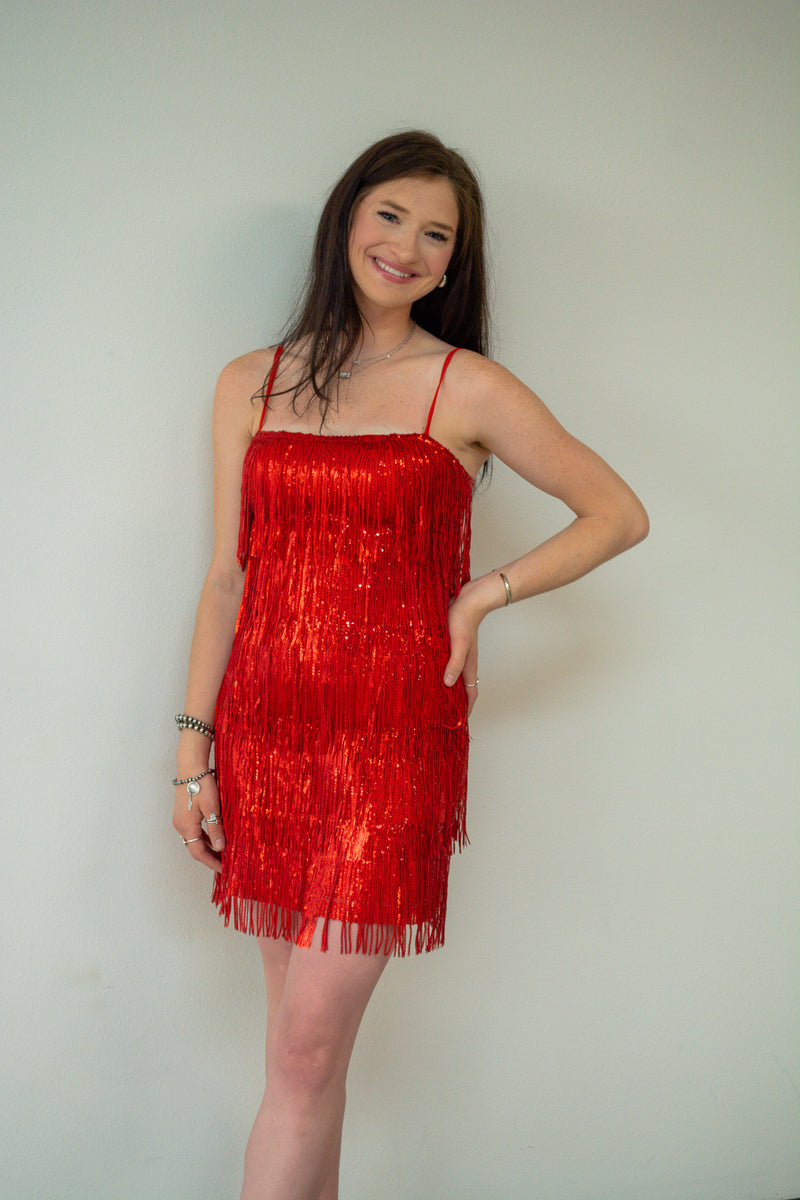 Burning Red Dress