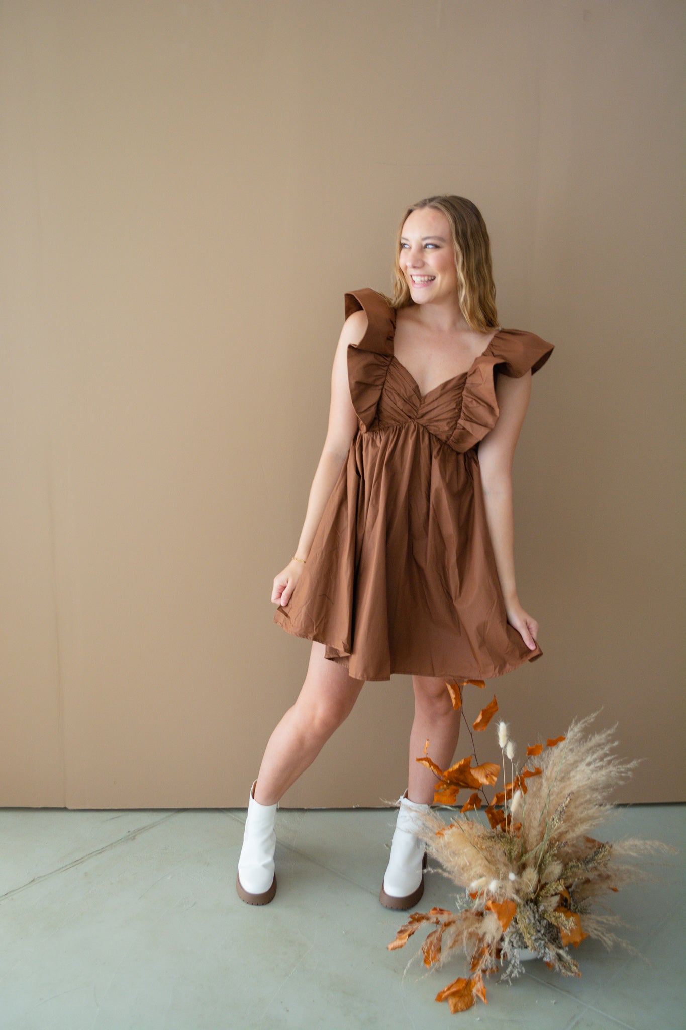 Leaves and Lattes Dress