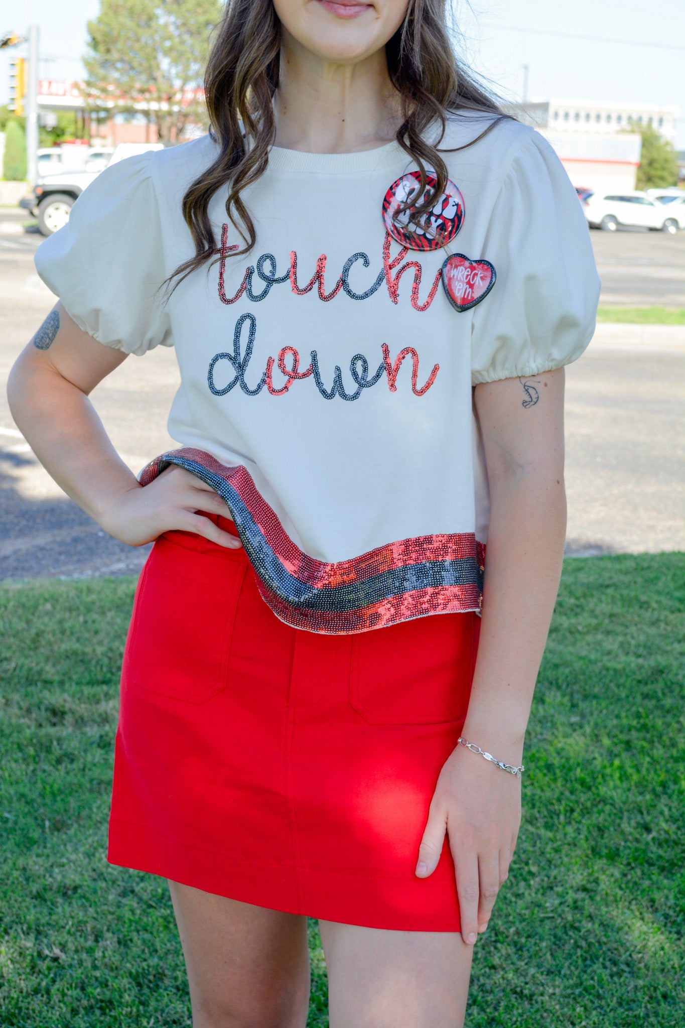 Touchdown Queen Top