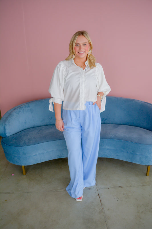 Entro Style Authority trousers in black, tailored fit with front pockets and belt loops, displayed on a white background.