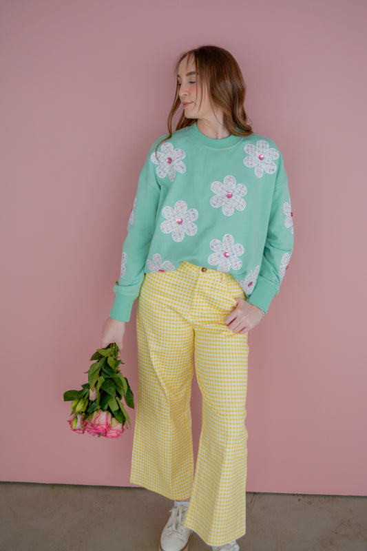 Sunny Day Gingham Jeans