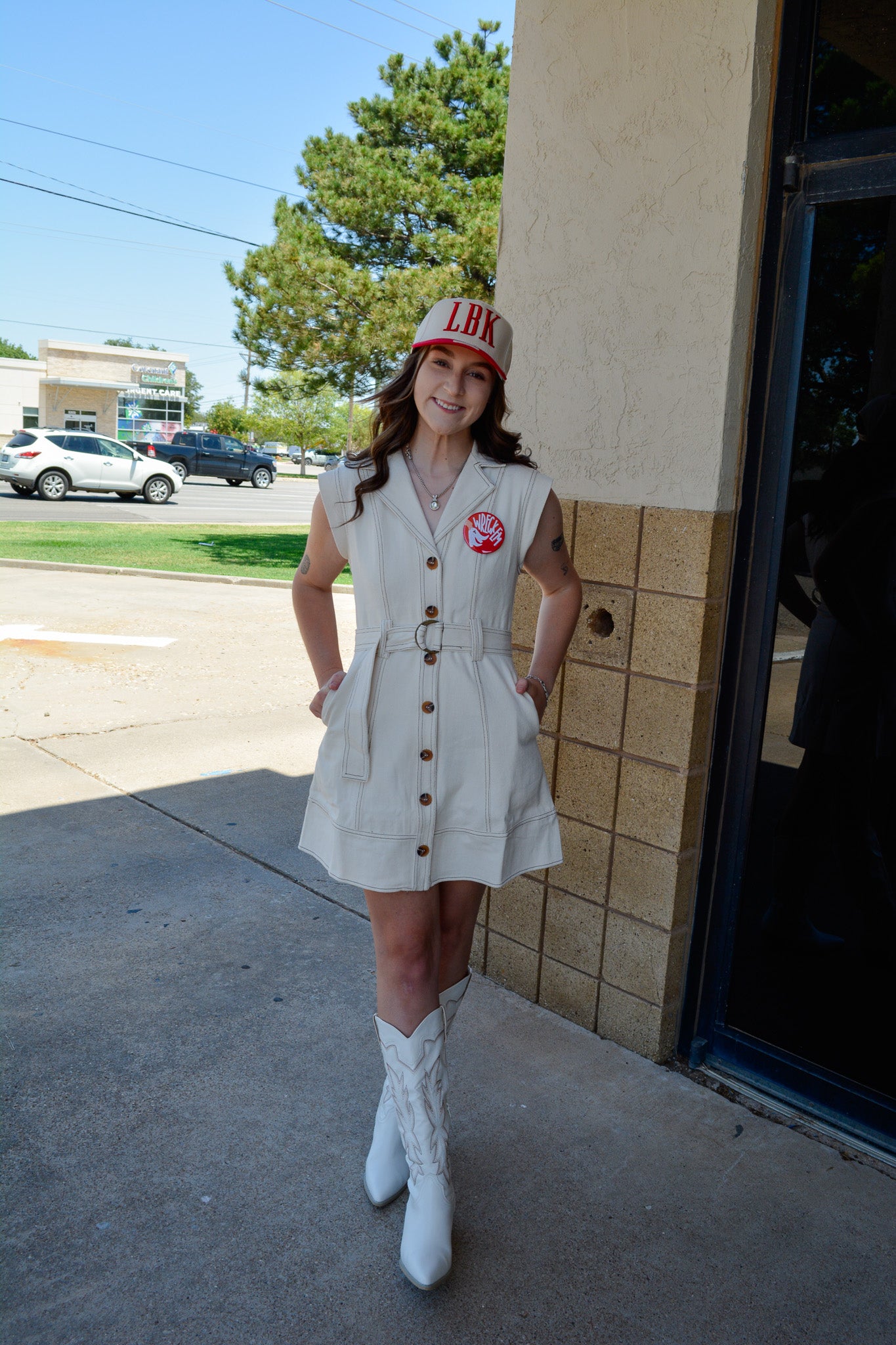 Monochrome Muse Dress