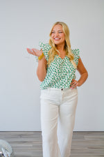 Cute in Green Top