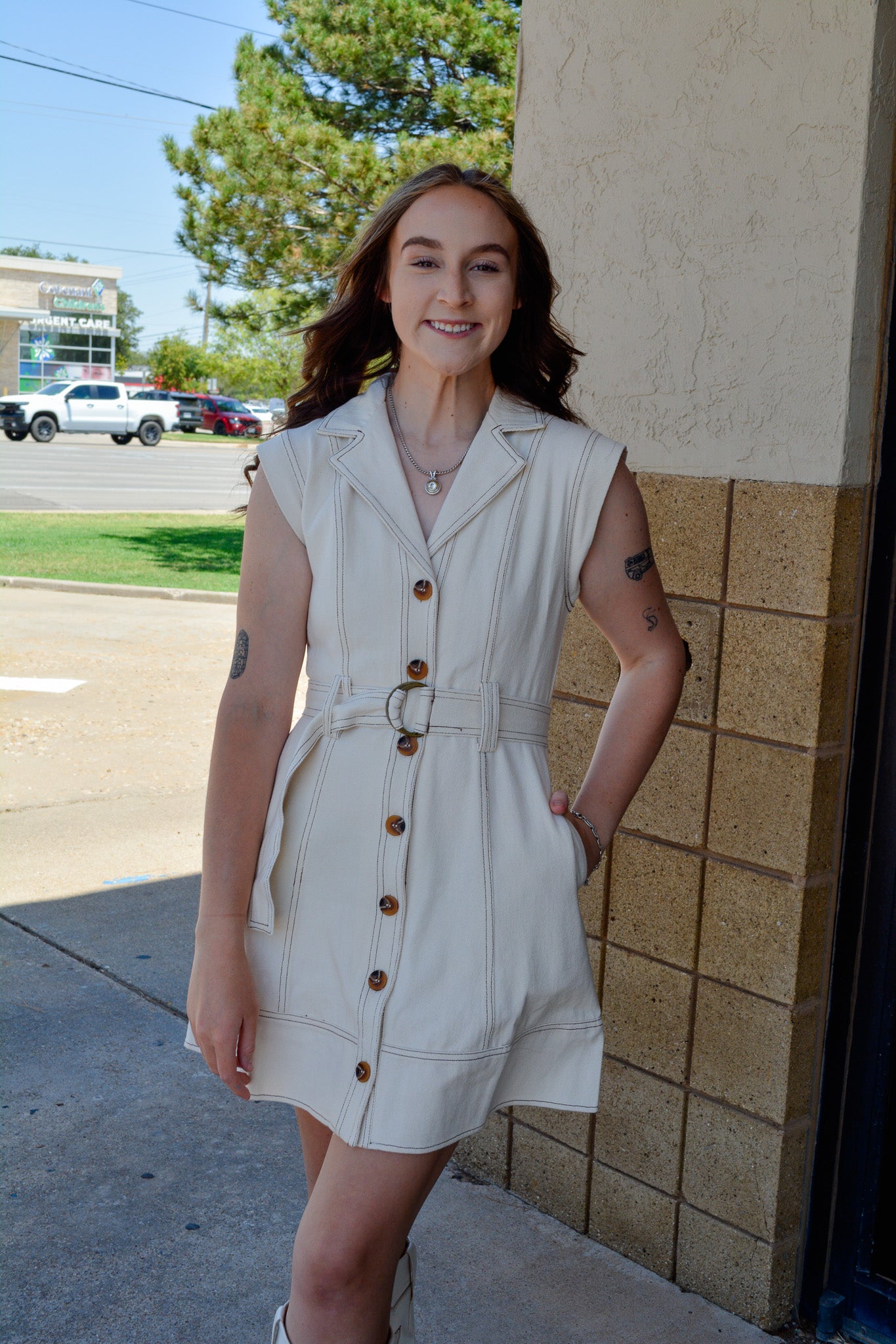 Monochrome Muse Dress