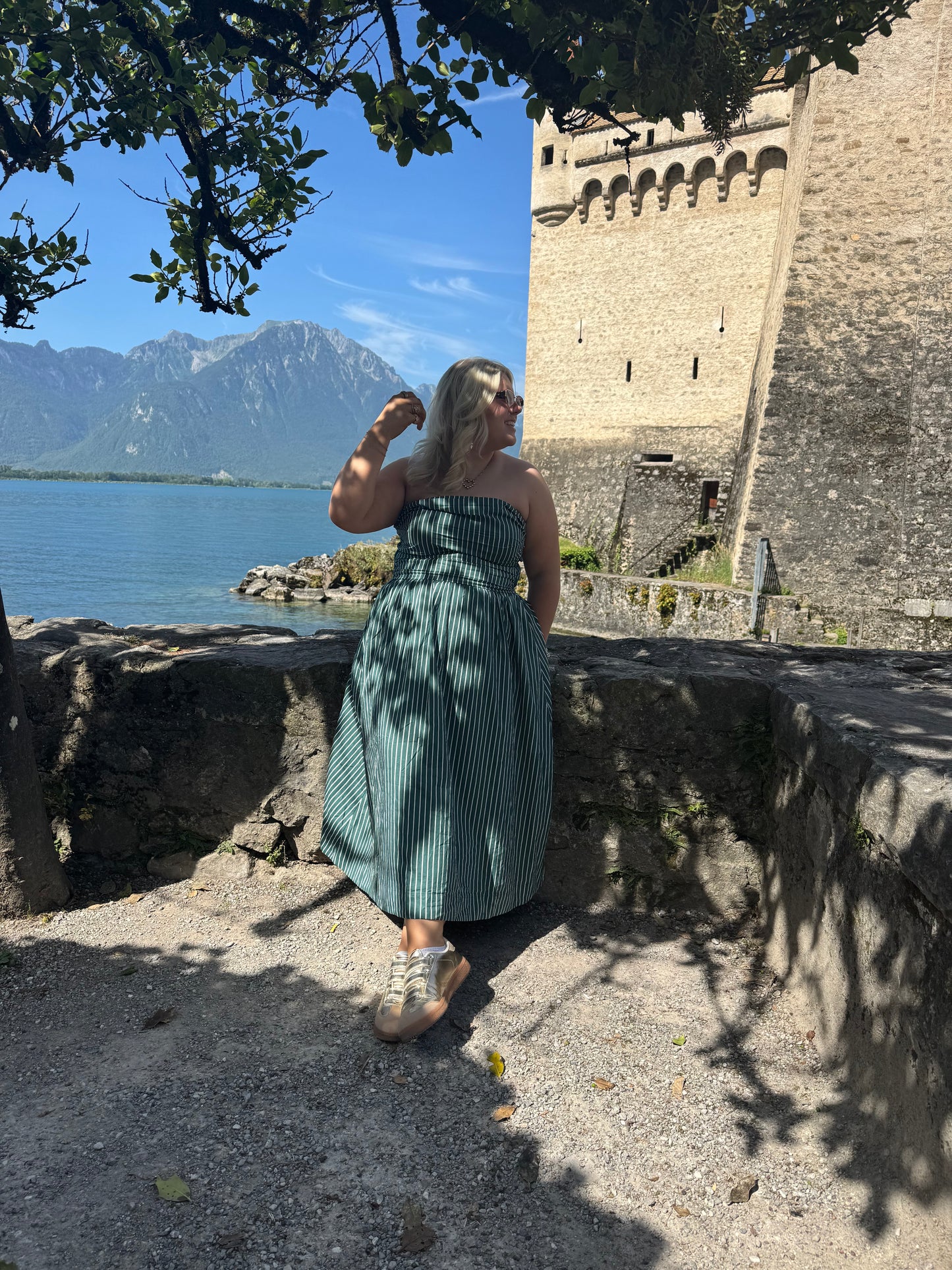Green Meadow Midi Dress