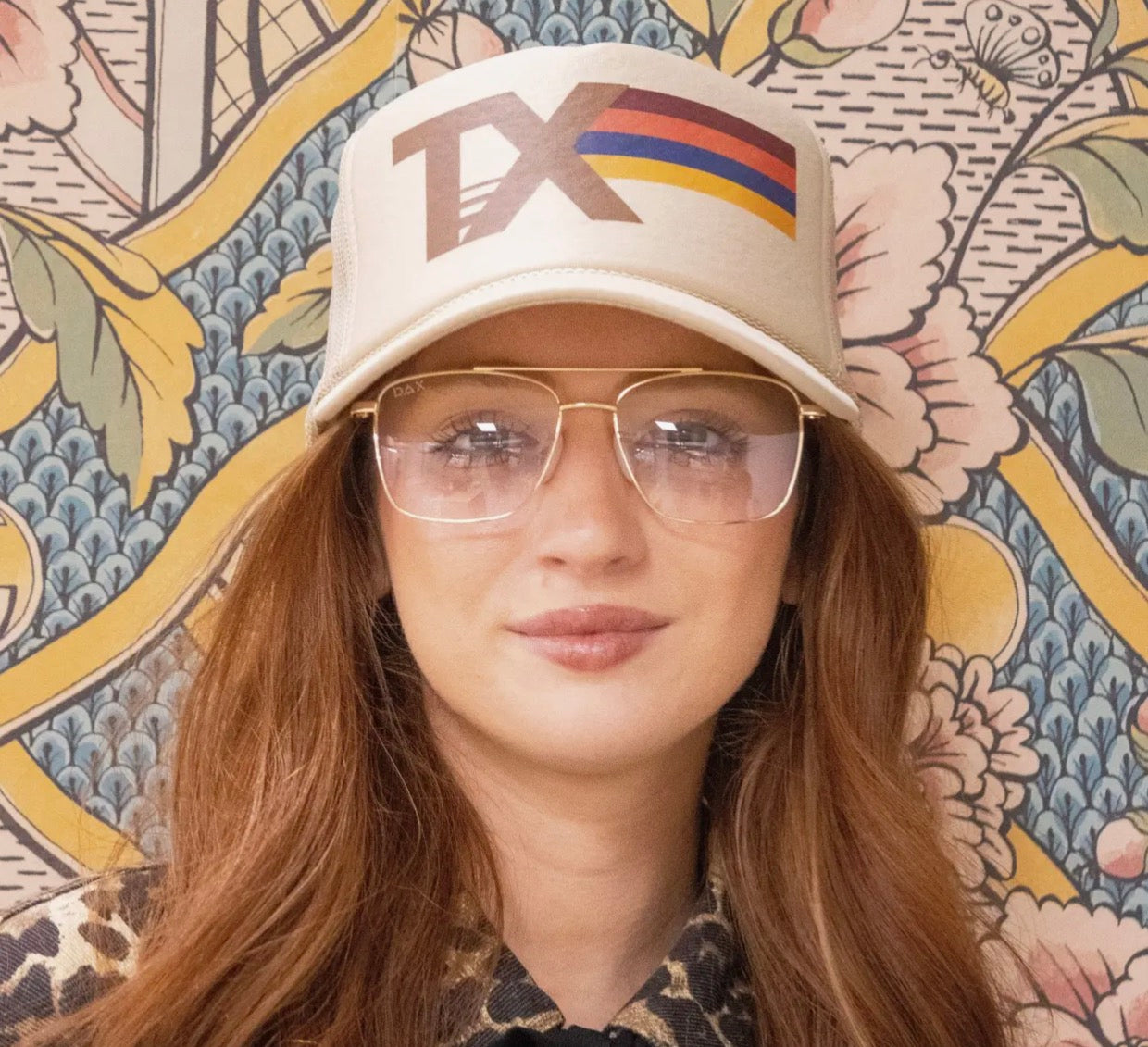 Blue light glasses from Dax Eyewear with clear frames, designed to reduce eye strain from digital screens.