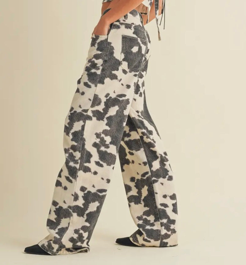 Klesis Rodeo Nights jeans in dark wash, full-length with classic five-pocket design and belt loops, displayed on a hanger.