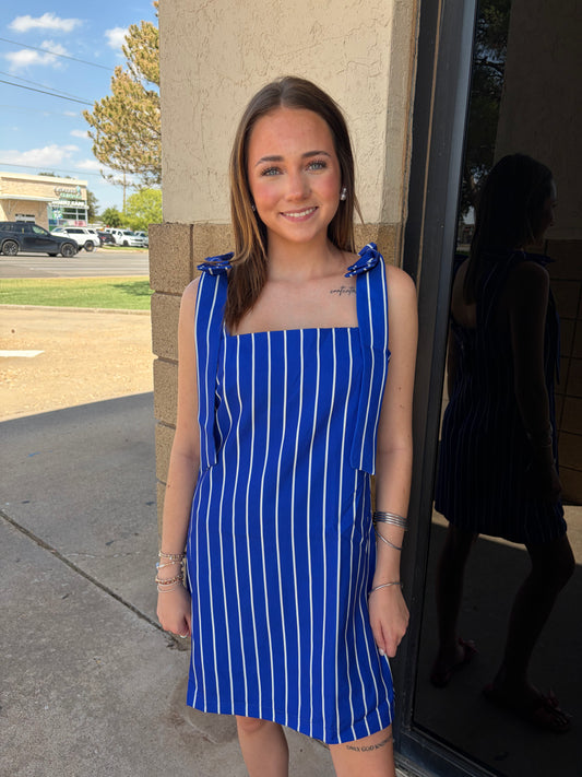 Coastal Bow Mini Dress