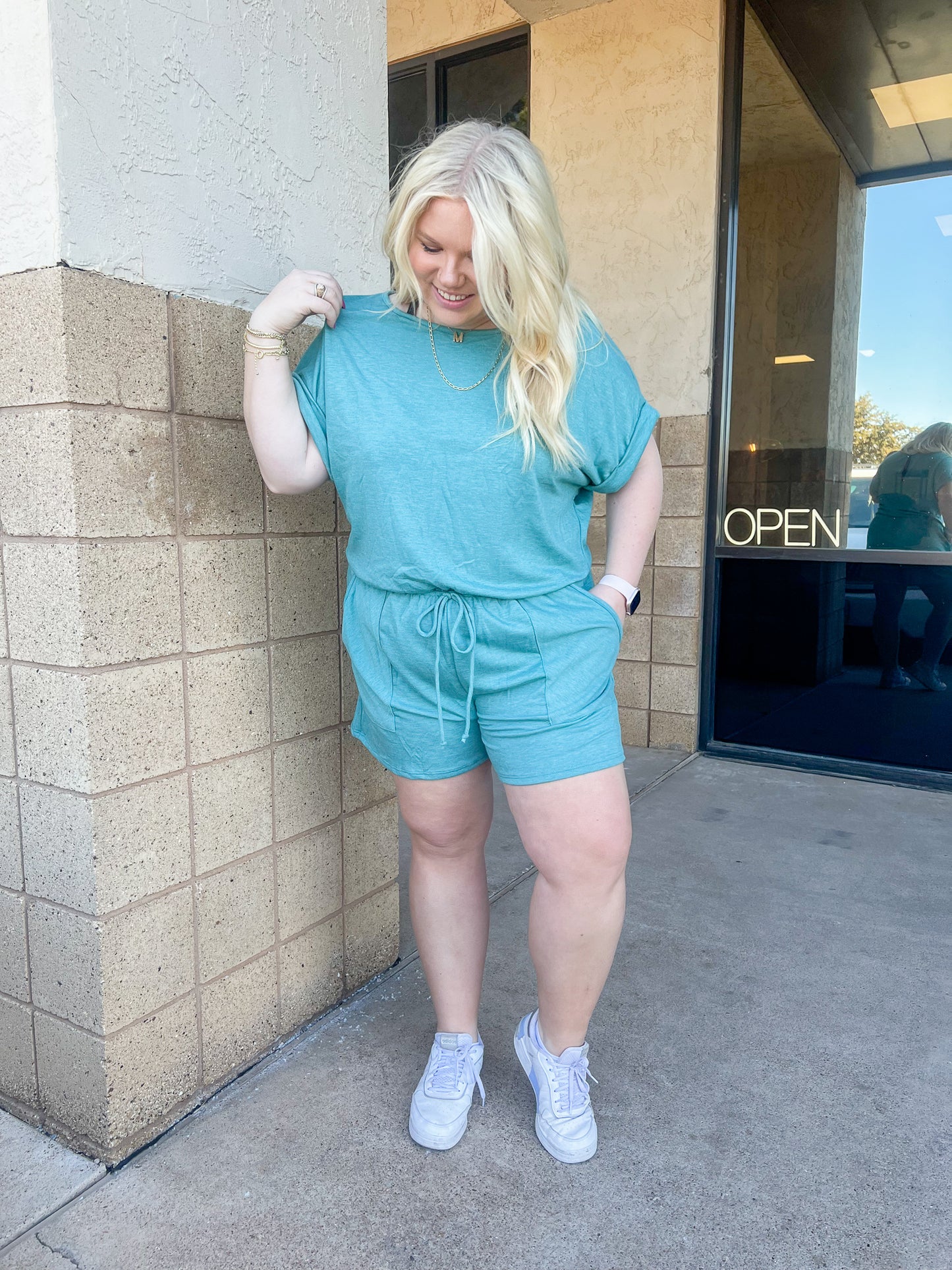 Eternally Lounging Romper - CURVY