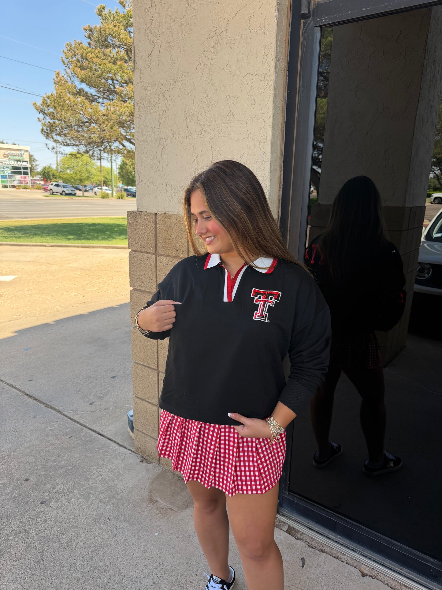 Gingham Gameday Skort