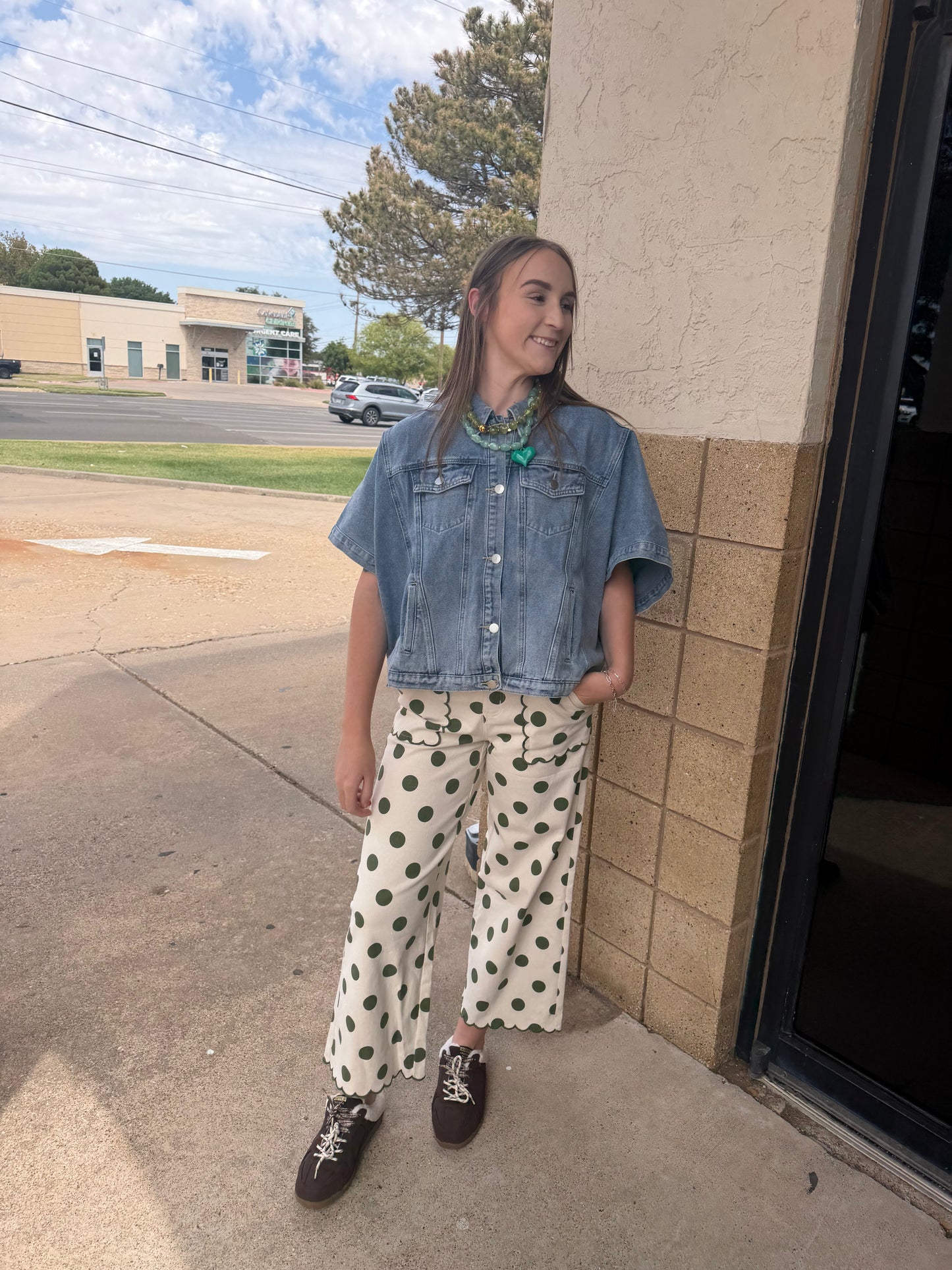 The Sutton Polka Dot Pants