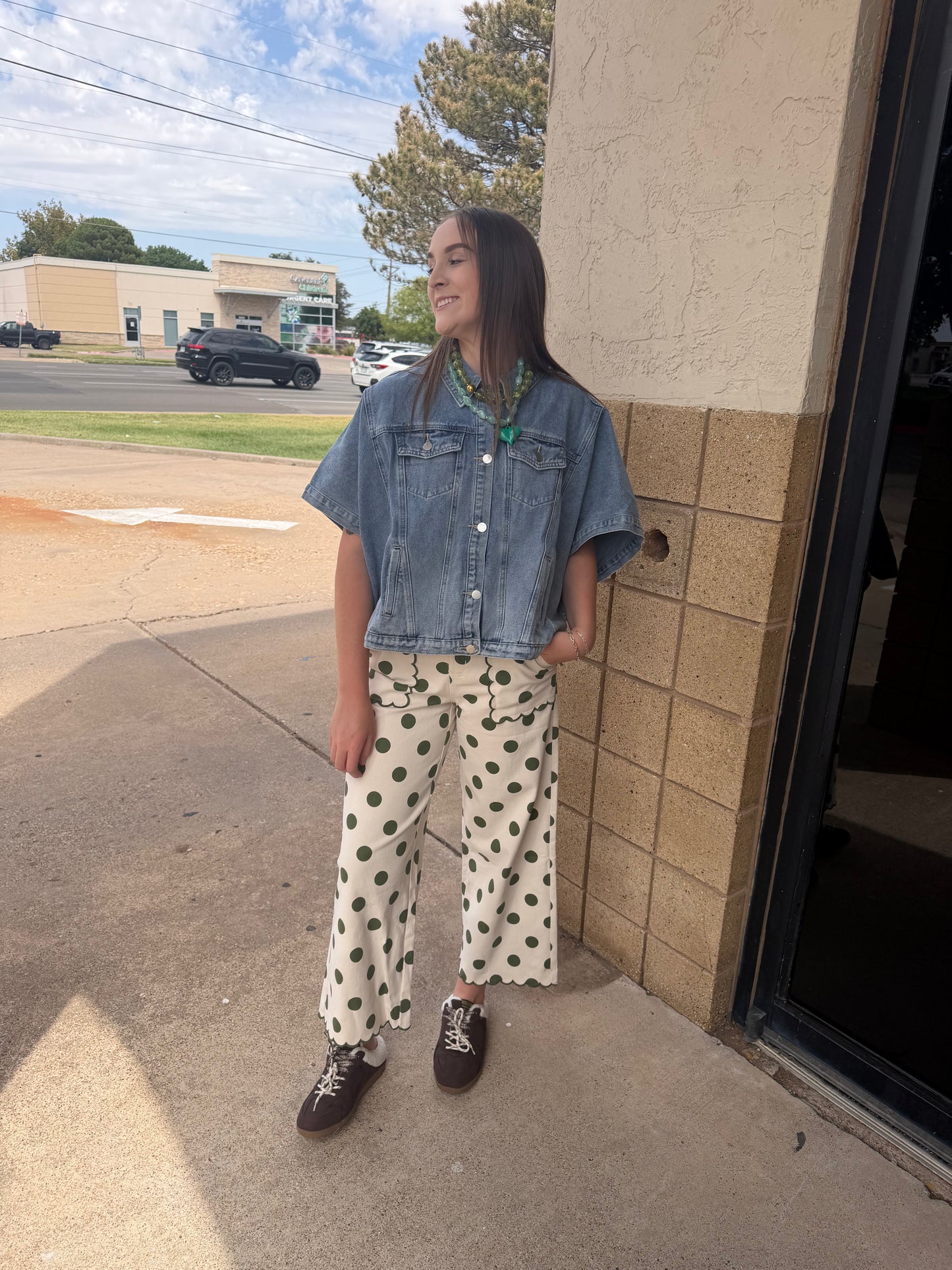 The Sutton Polka Dot Pants