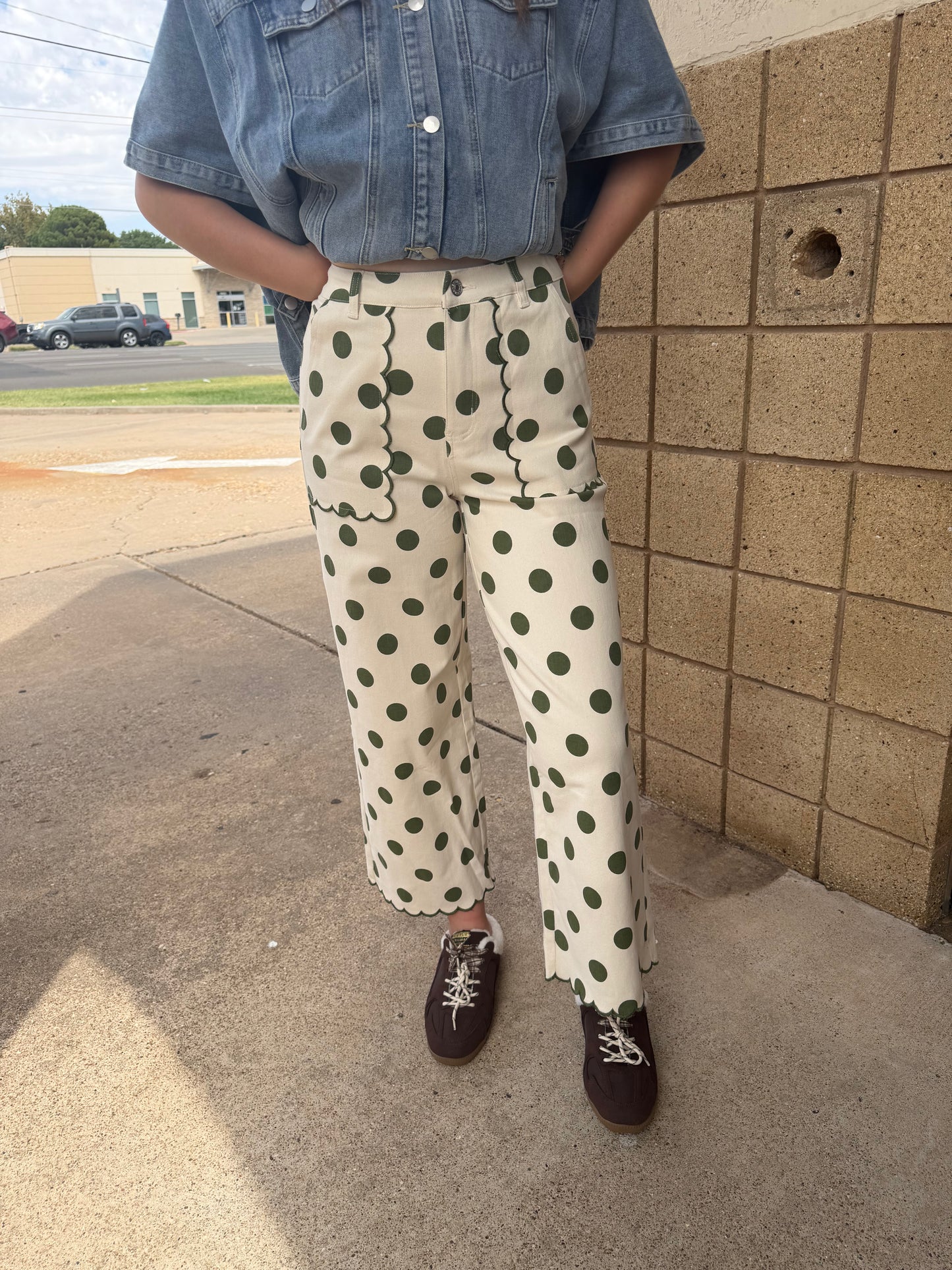 The Sutton Polka Dot Pants