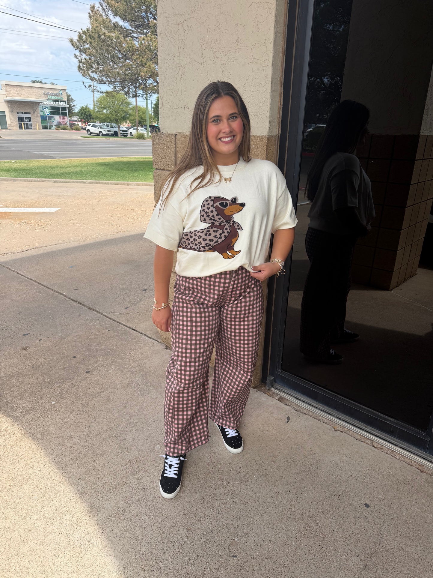 Dachsund Chic Sweater Top