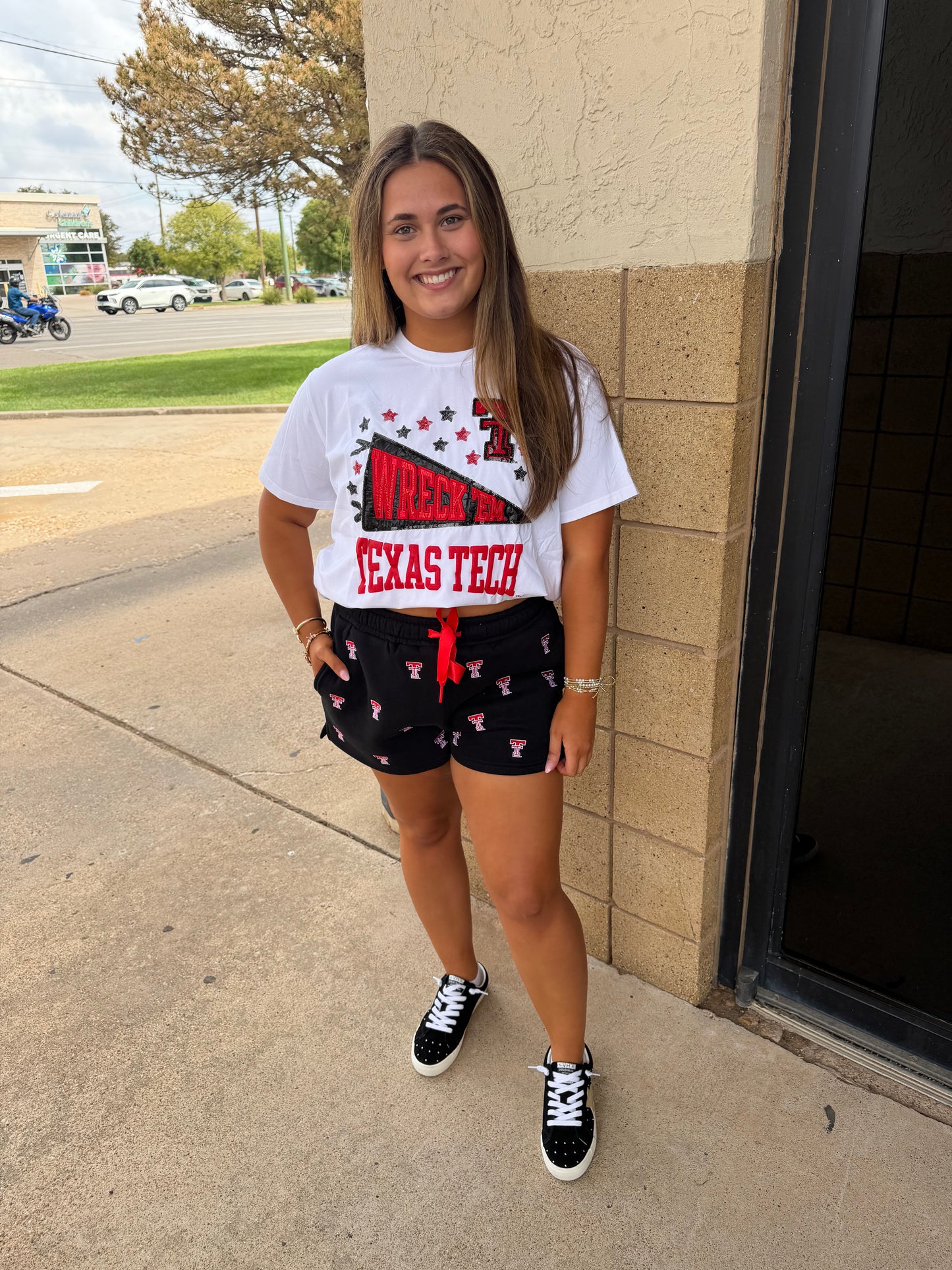Texas Tech Sparkle Pennant Tee