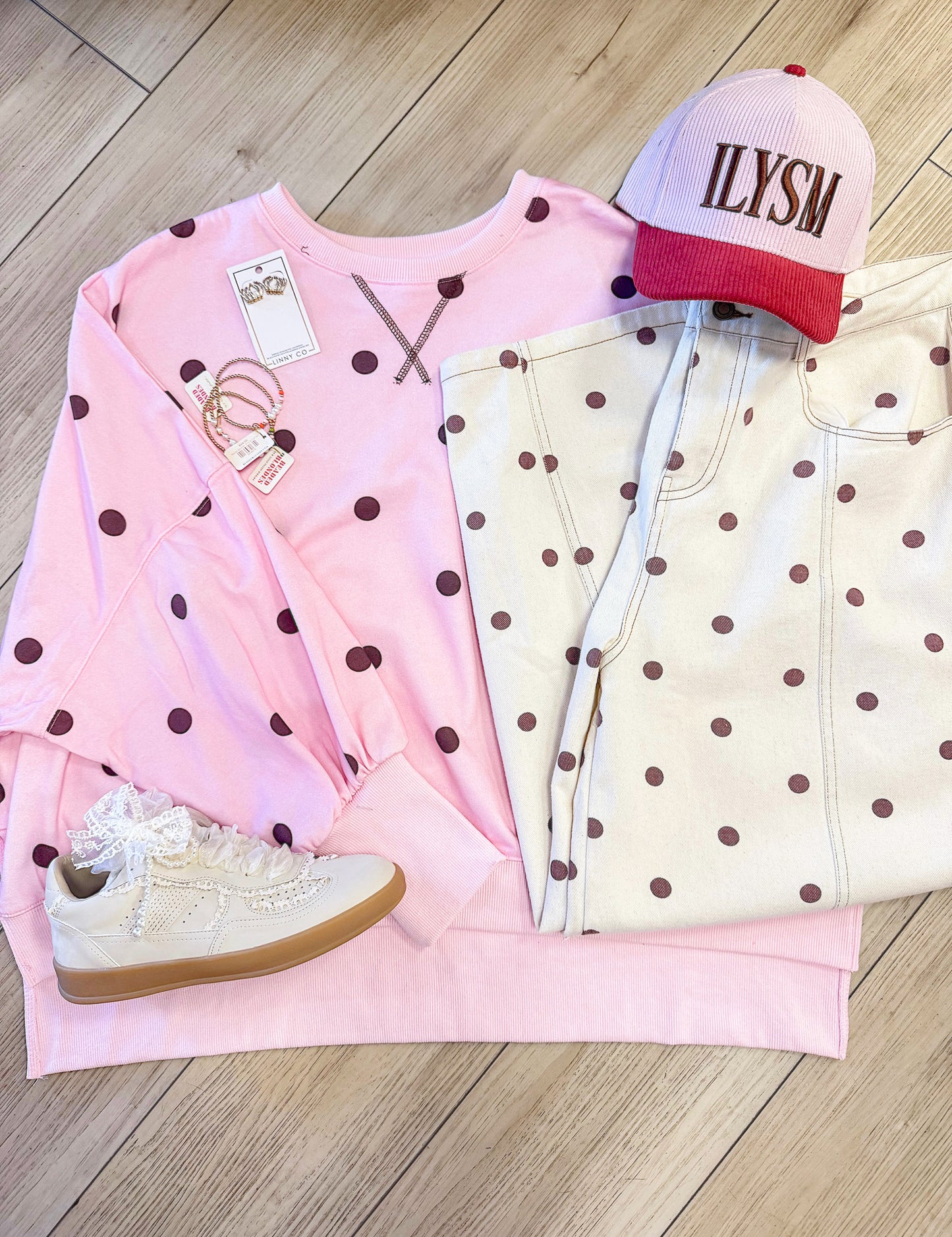 Polka Pop Pullover - Torque Fashion