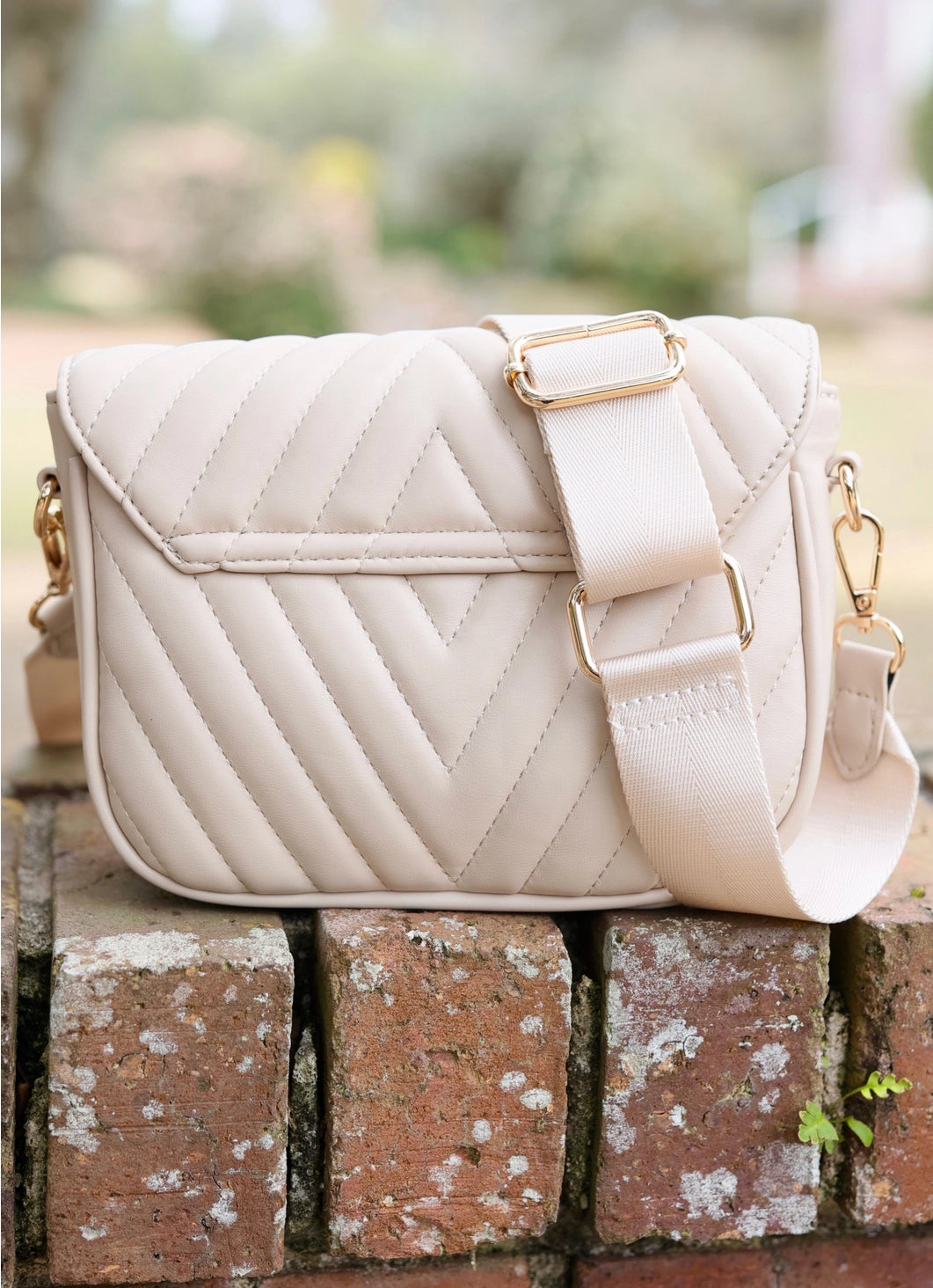 Angela Quilted Crossbody Purse