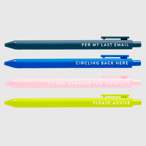 Passive Aggressive Gel Pen Set
