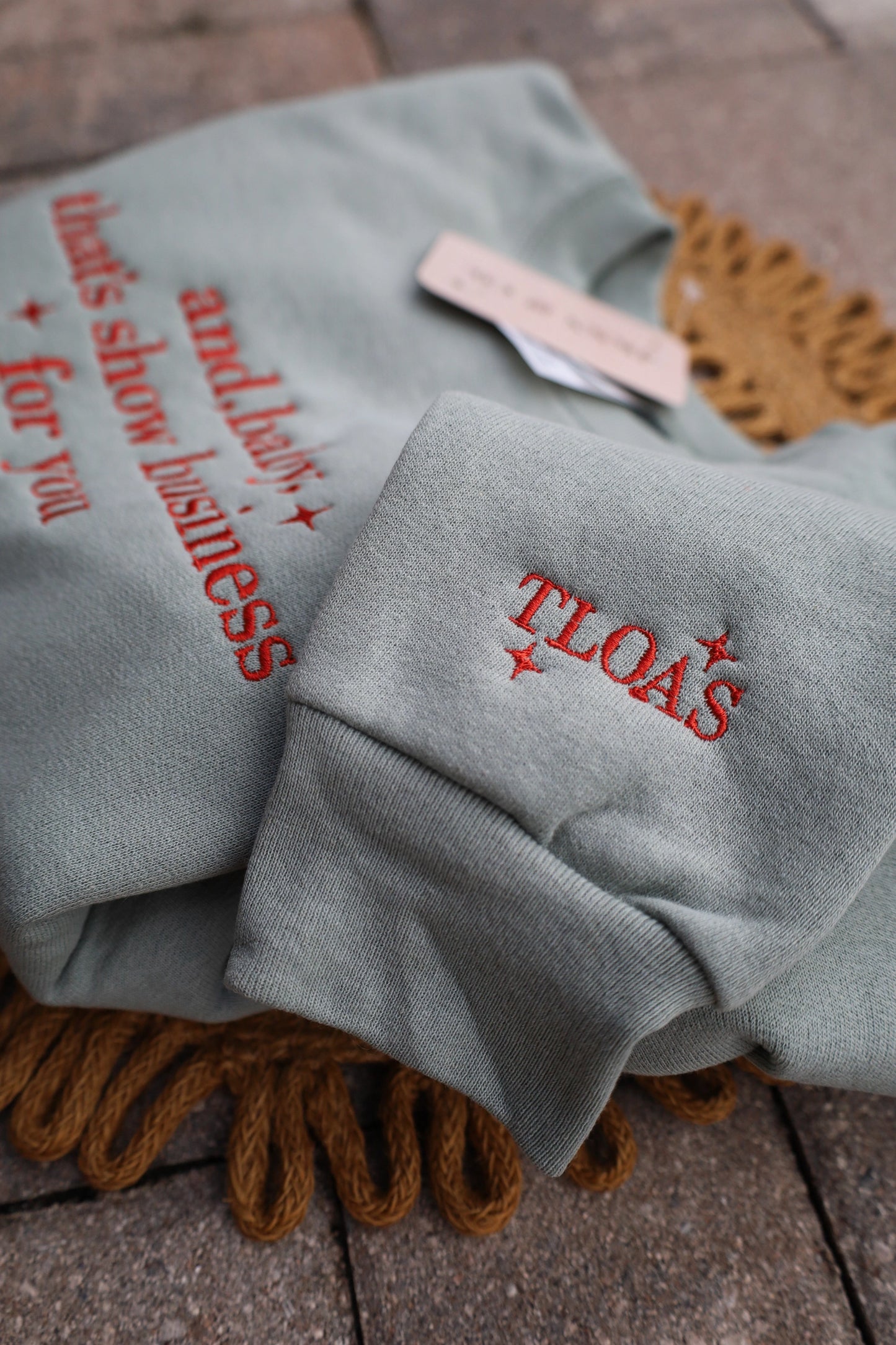 Show Business Embroidered Pullover