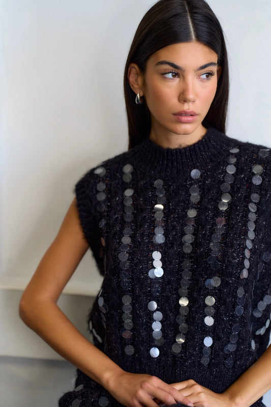 After Hours Sleeveless Sweater