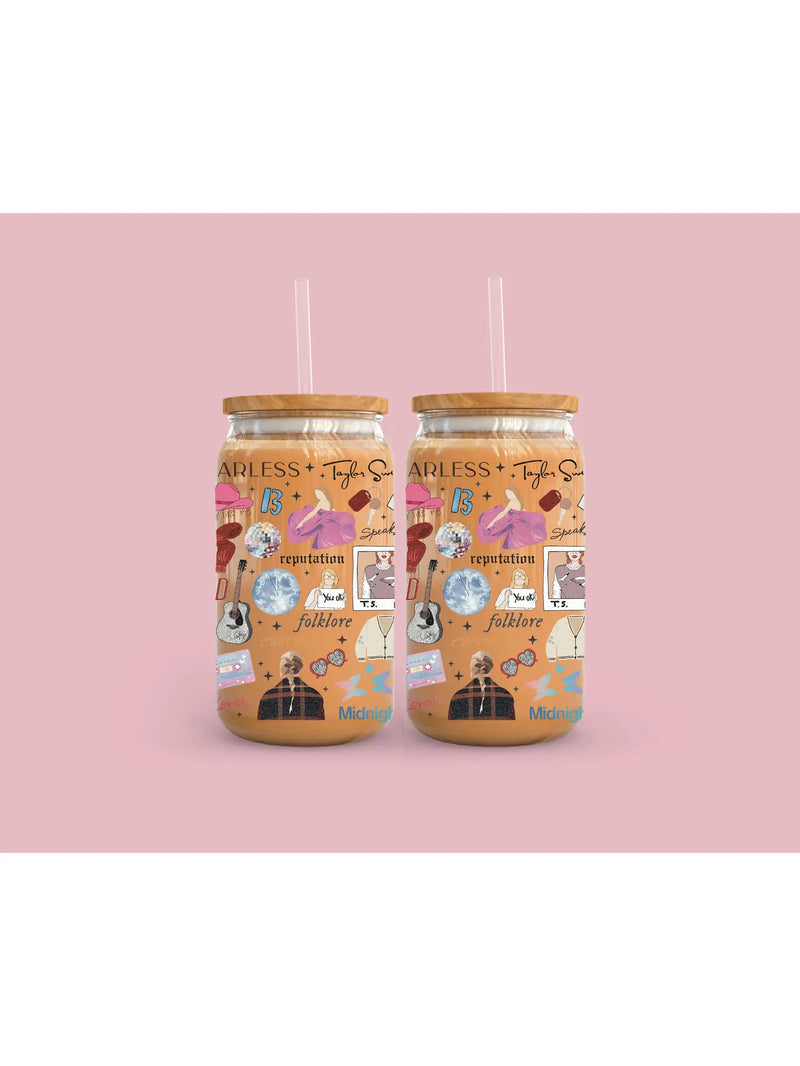 Taylor Swift Icons Iced Coffee Cup