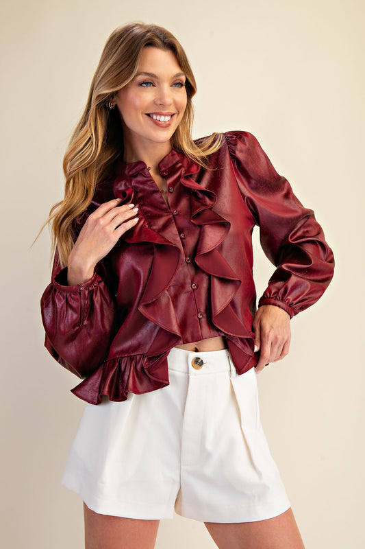 Feminine and Flirty Top