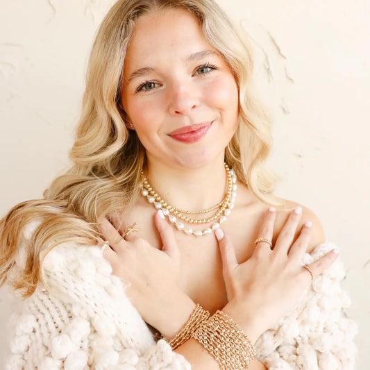 Saylor Pearl Necklace - Beaded Blondes - Torque Fashion