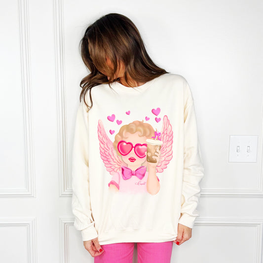 Iced Coffee Cupid Sweatshirt