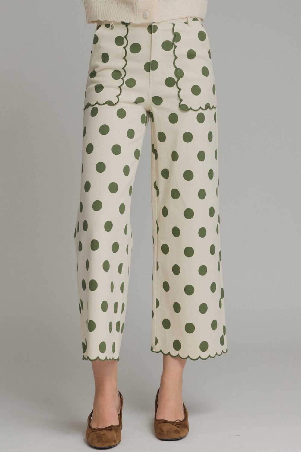 The Sutton Polka Dot Pants