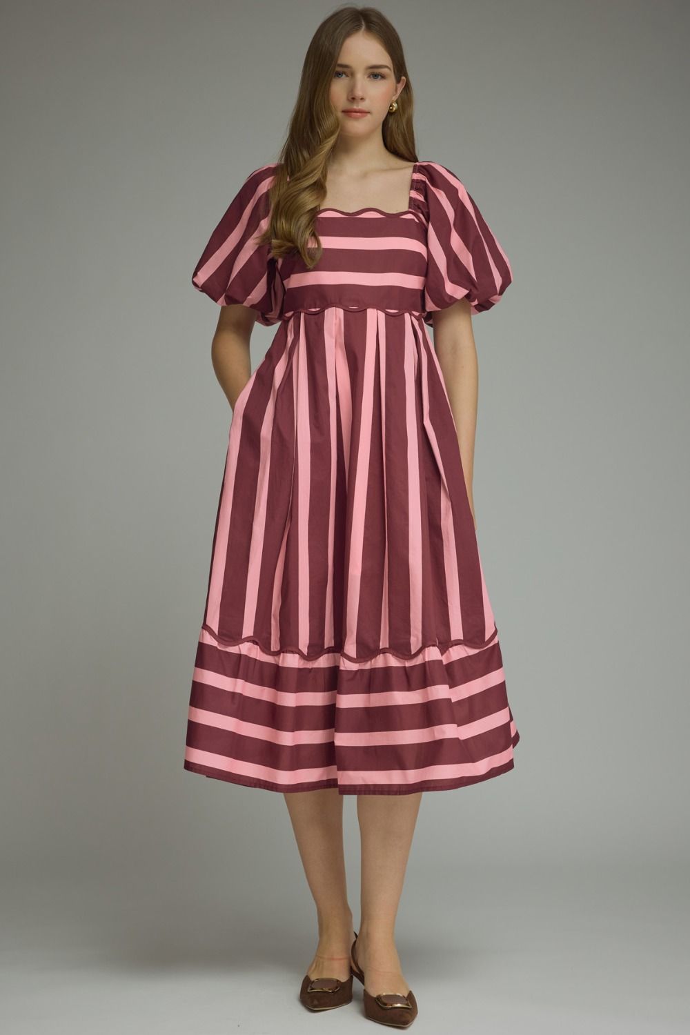 The Harvest Stripe Midi
