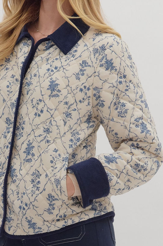 Wildflower Trails Quilted Jacket