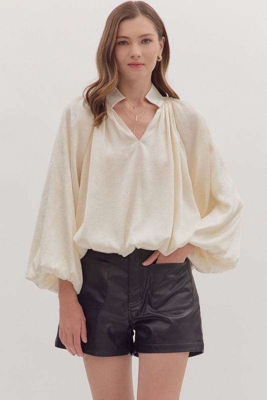 Soft Spoken Top - CREAM