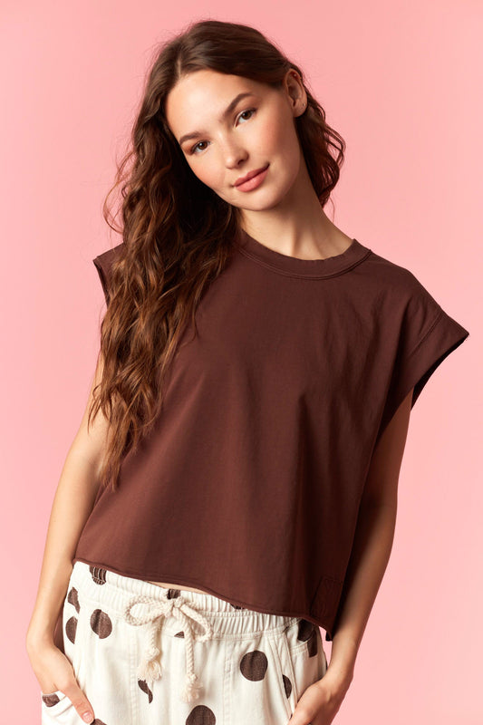 Mocha Moment Muscle Tee
