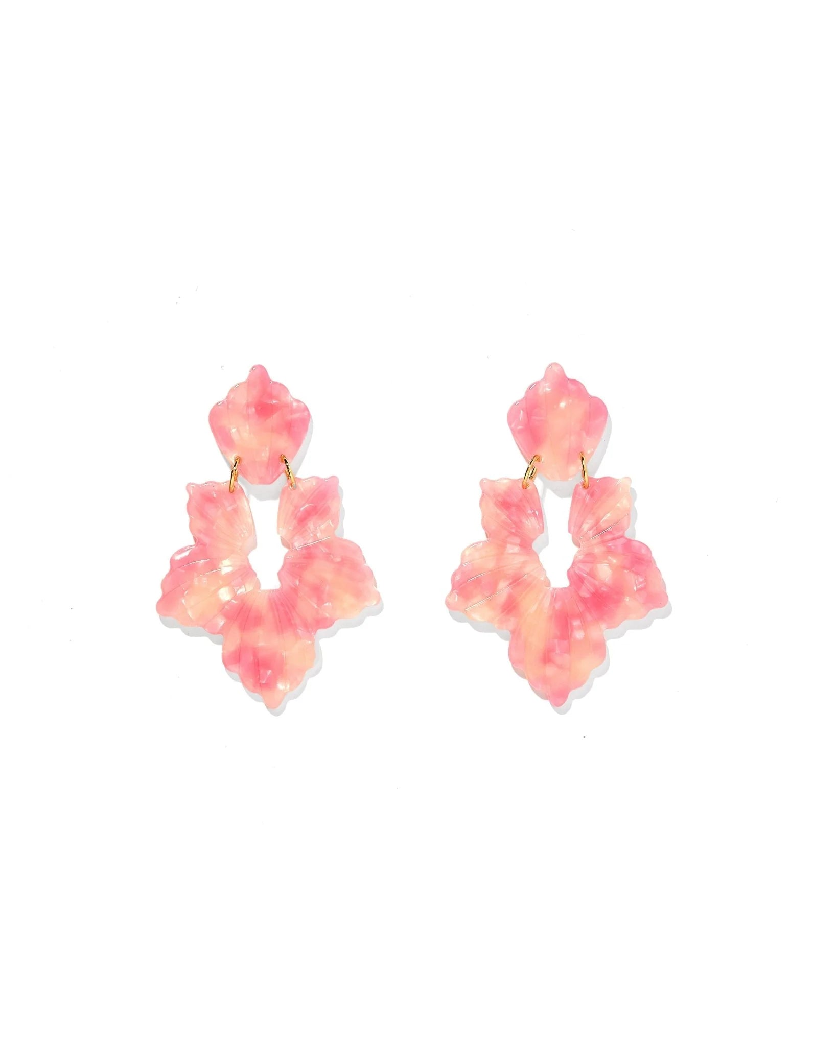 Linny Co. - Michelle Statement Earrings - Pink Sugar - Torque Fashion