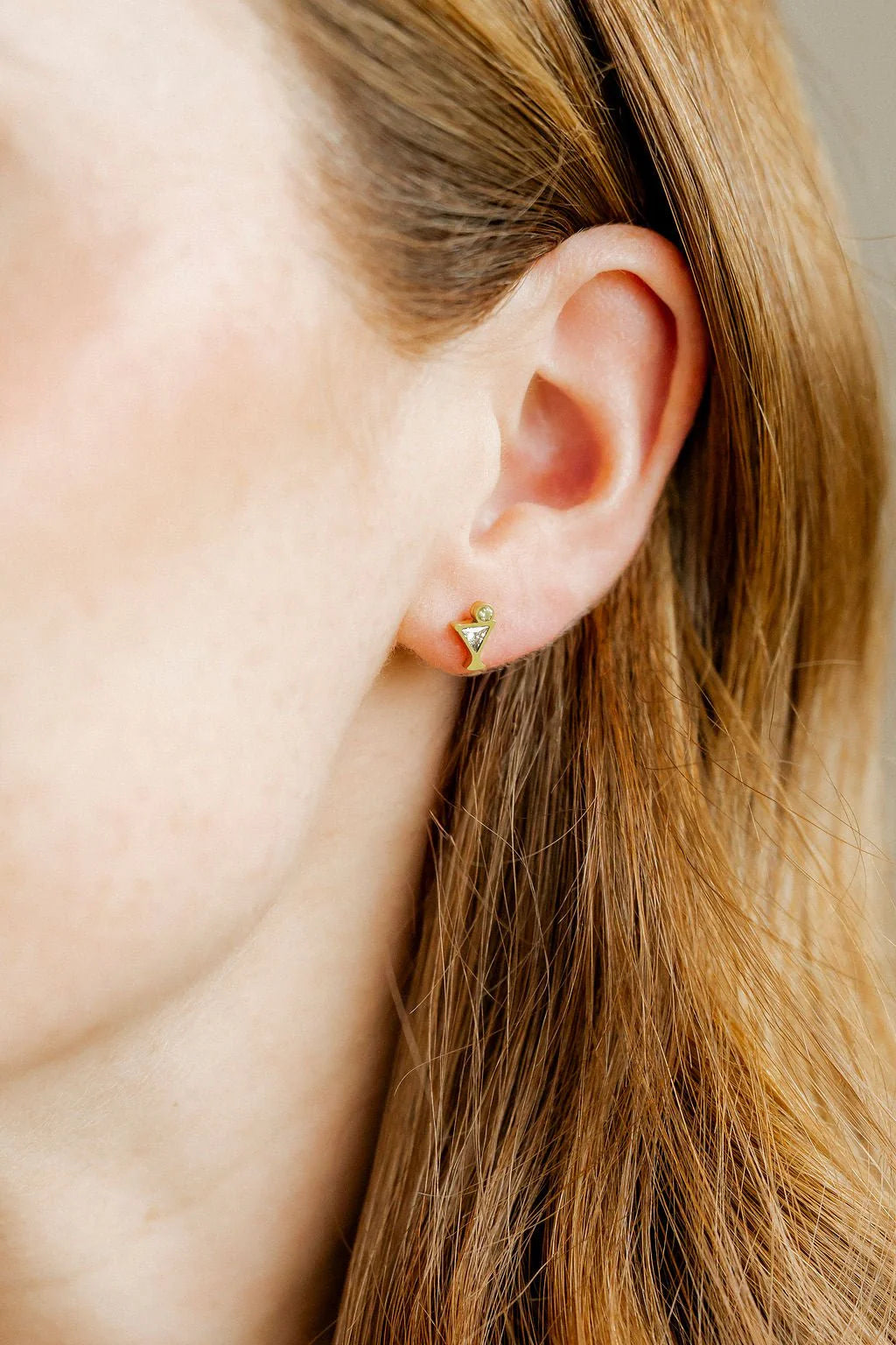 Martini Stud - Screwback Earrings